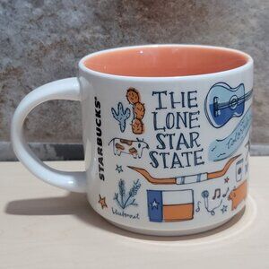 Starbucks Been There Series Coffee Mug Texas The Lone Star State 2017